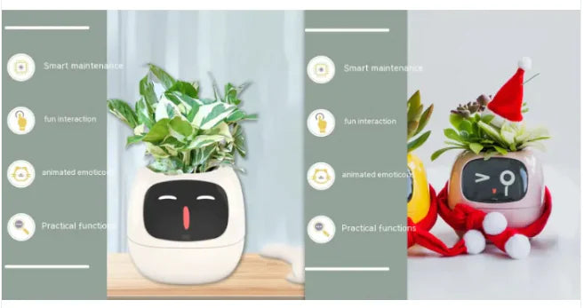 Maceta SmartGrow: expresiones y sensores de IA