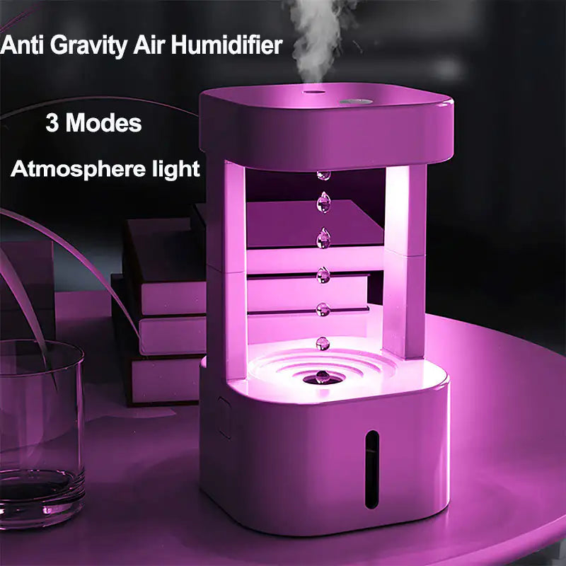 Humidificador antigravedad con forma de gota de agua