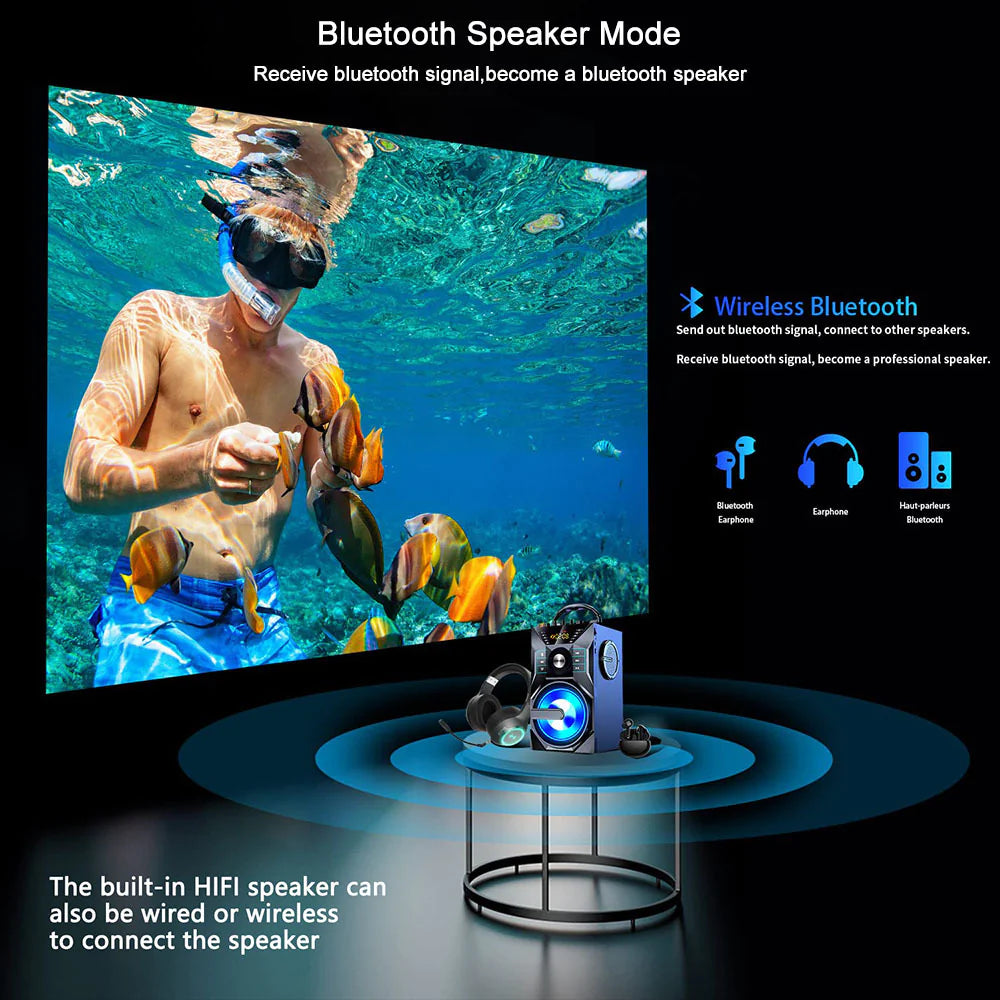 Full HD 4k Smart Portable Projector