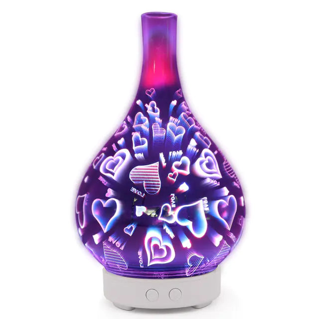 Humidificador con luz LED