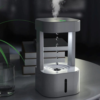 Humidificador antigravedad con forma de gota de agua