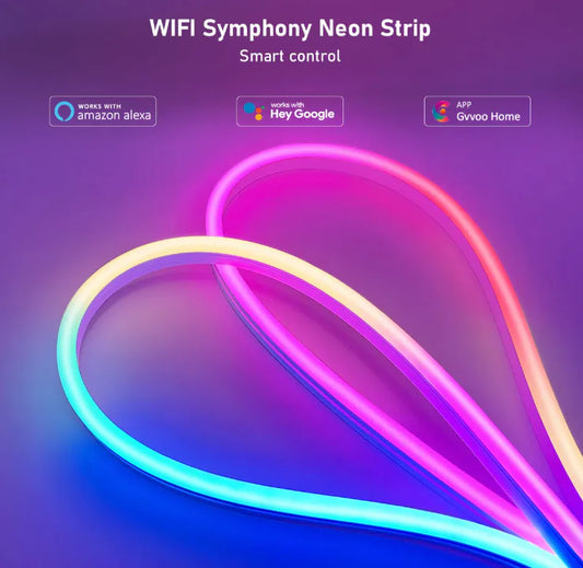 Wi-Fi Smart Silicone LED Neon Strip