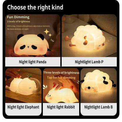 Panda Silicone Nightlight