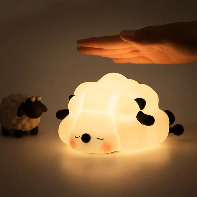 Luz de noche de silicona con forma de panda