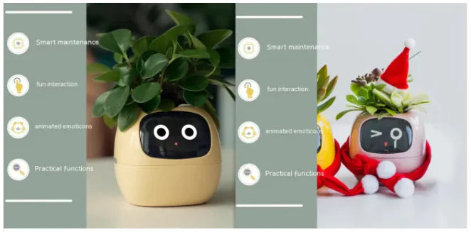 Maceta SmartGrow: expresiones y sensores de IA