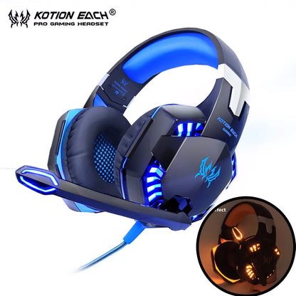 Stereo Gamer Gaming Headset PC Earphone